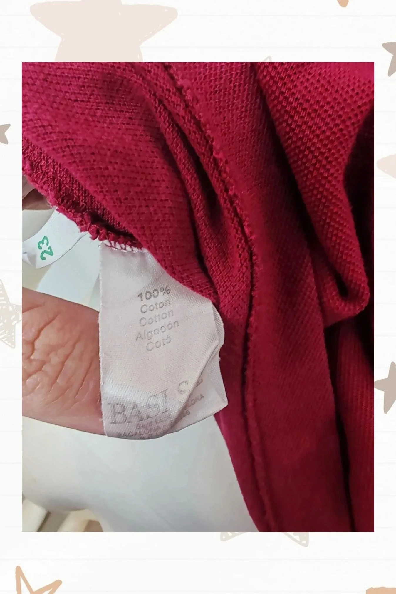 Polo Lacoste granate/bordô – photo 6
